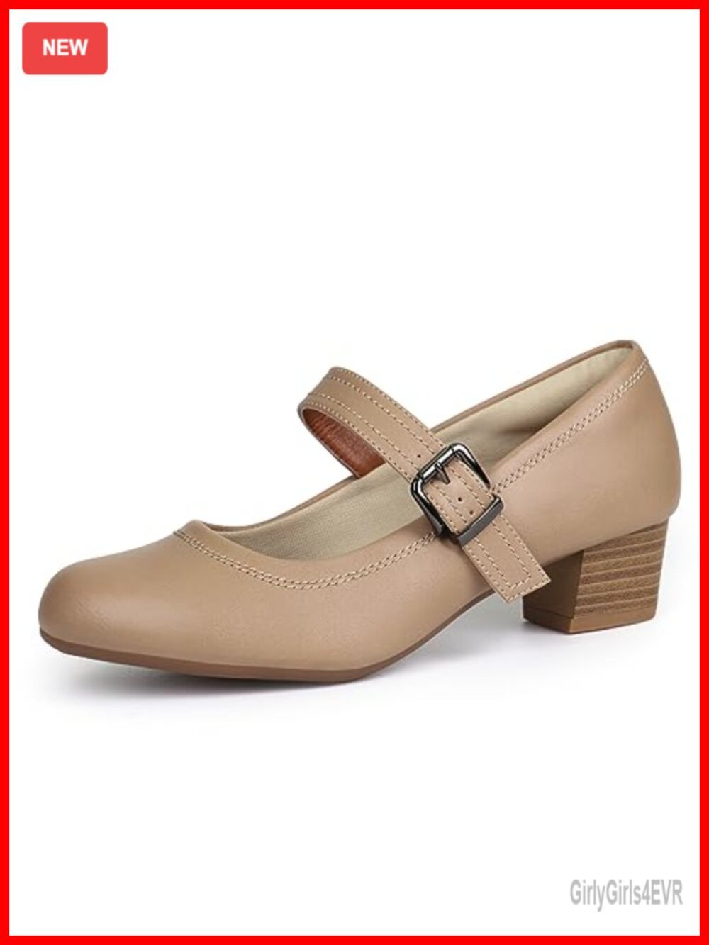 Orthopedic Bunion Mary Jane Dress Shoes Cushioned Low Heel Pumps